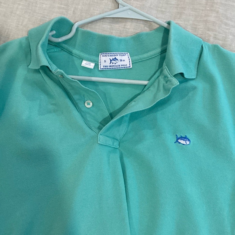 Light green polo